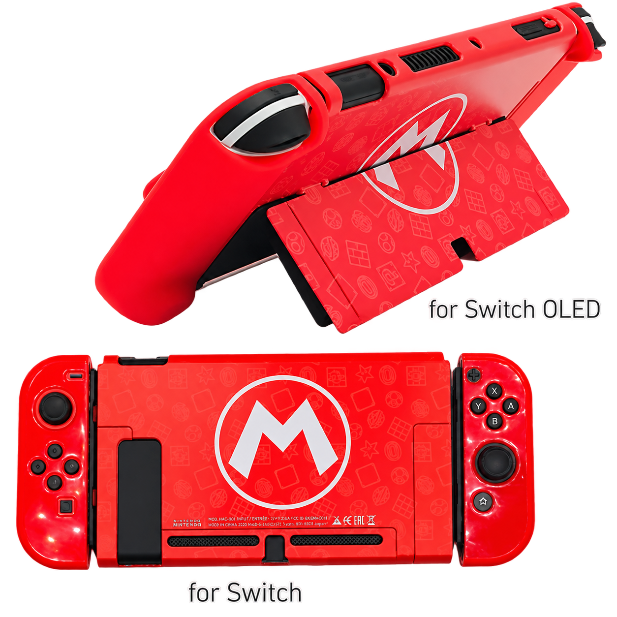 Carcasa Mario p/  Nintendo switch