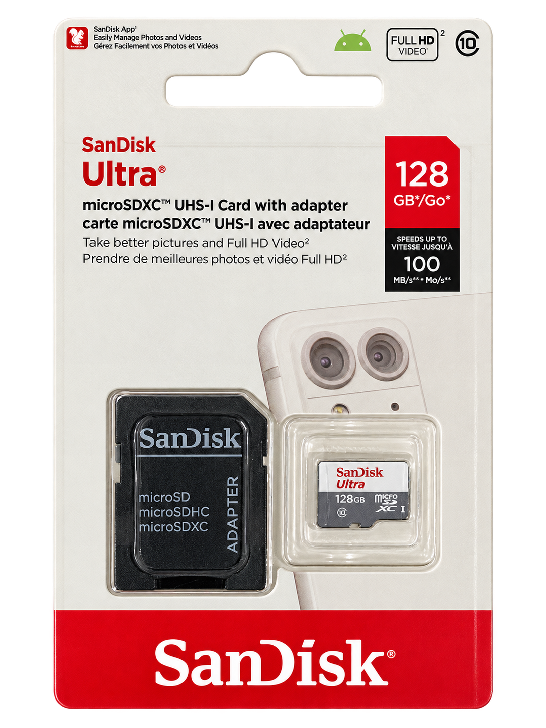 Memoria SD sandisk ultra 128gb
