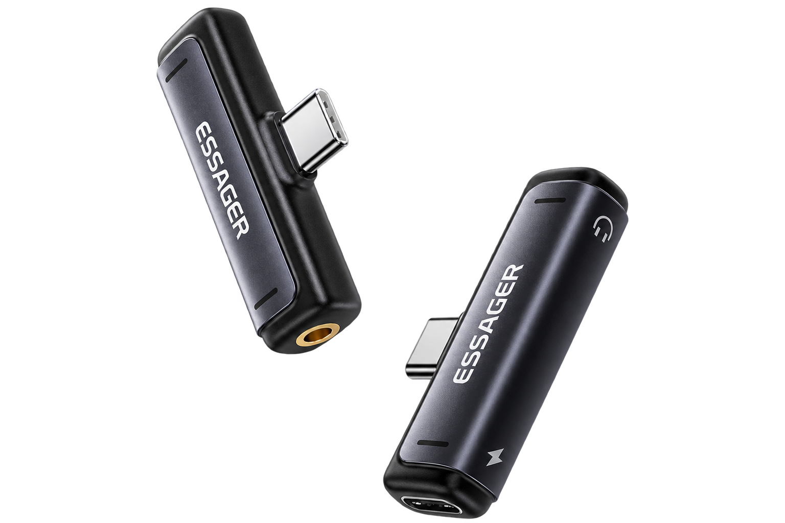 Adaptador  Essager Tipo C a Jack 3.5 y carga PD60w