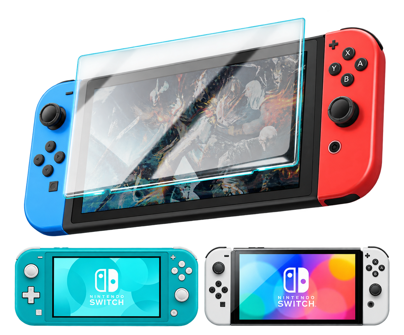Lamina templada Nintendo OLED/NORMAL/LITE