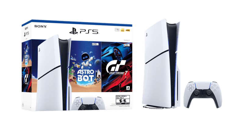 Consola Sony playStation 5 Slim 1TB Bundle astrobot y gran turismo