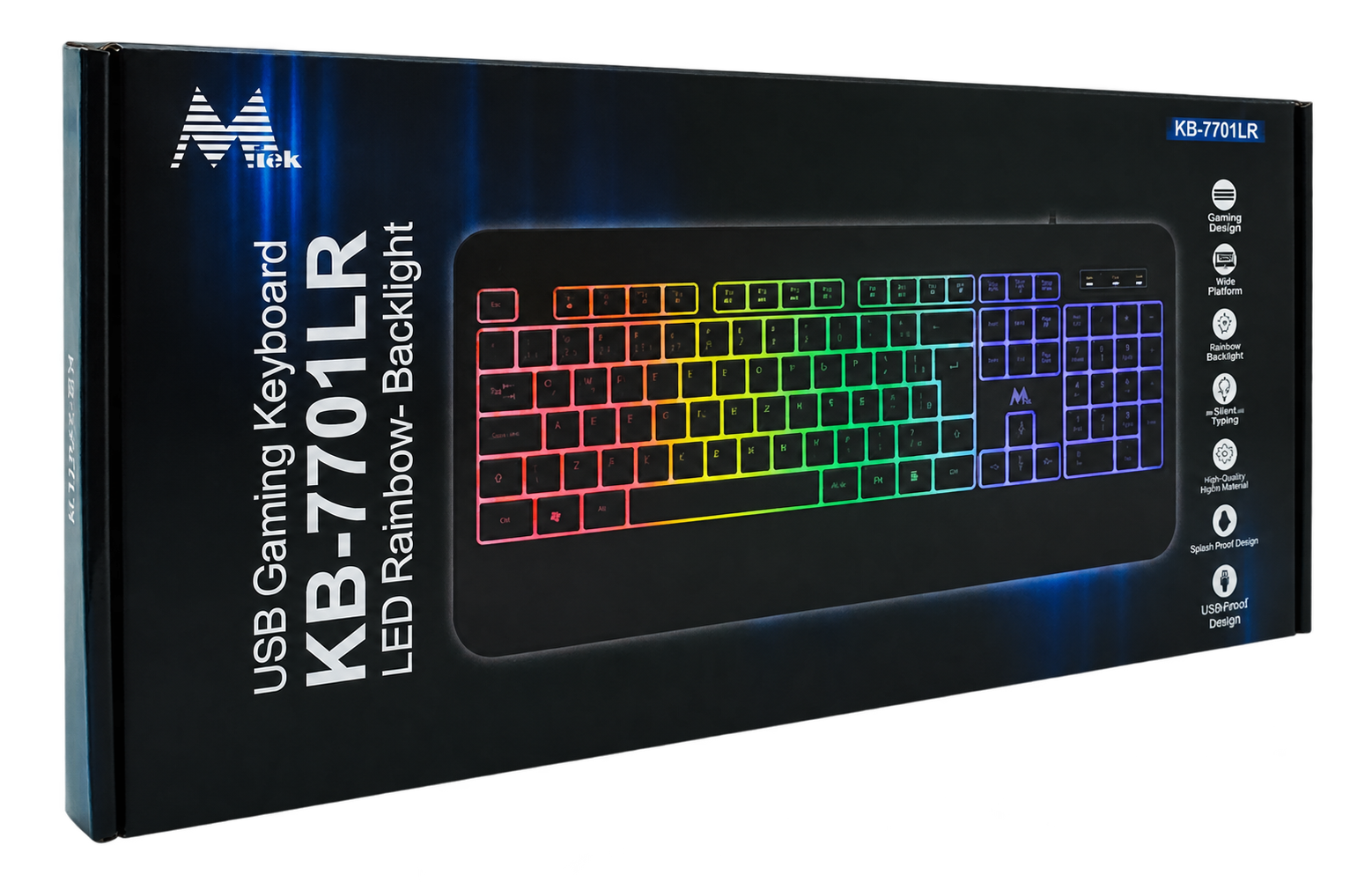 Teclado gamer Mtek kb-7701LR