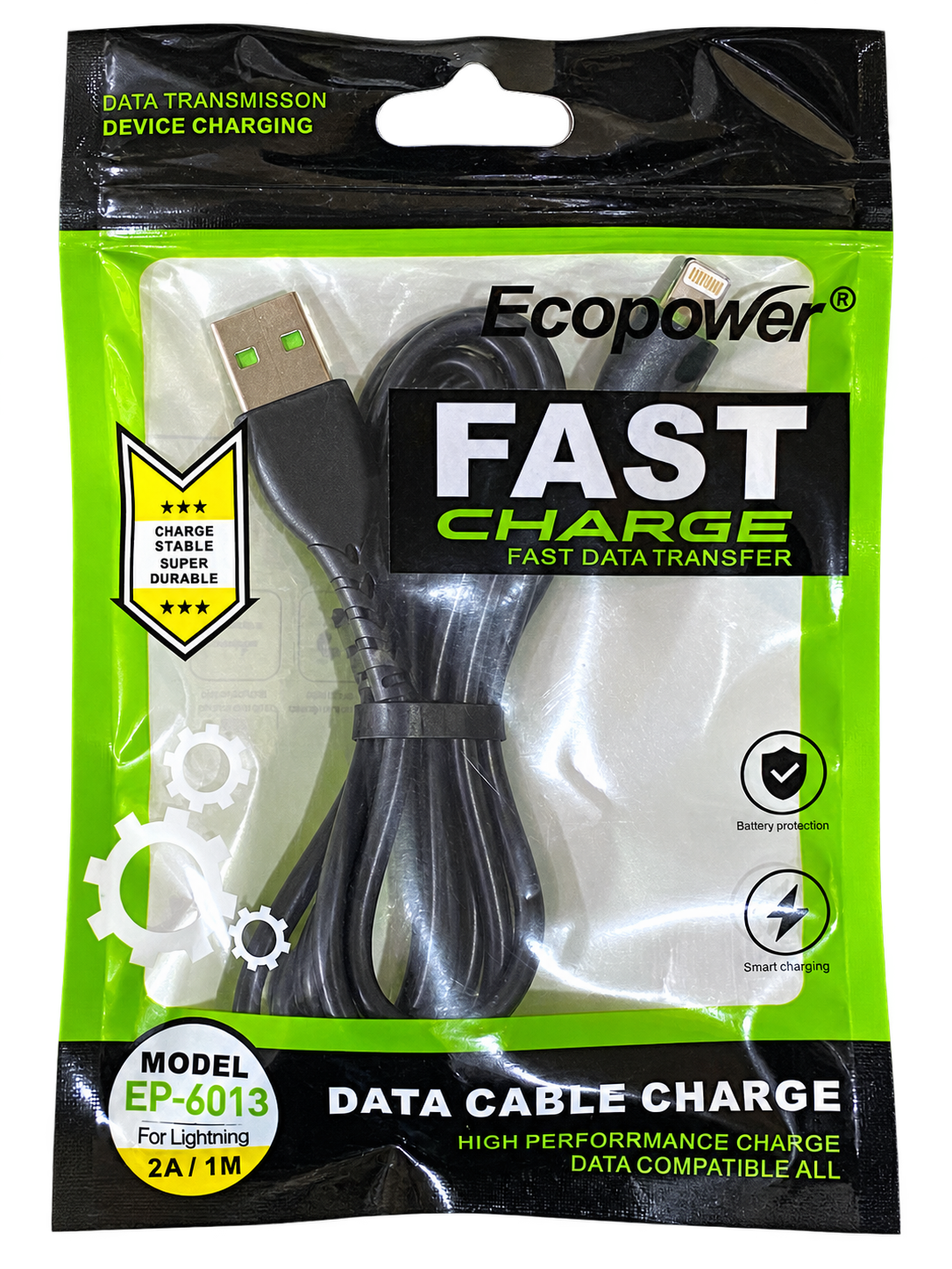 Cable usb tipo A a Lightning ecopower