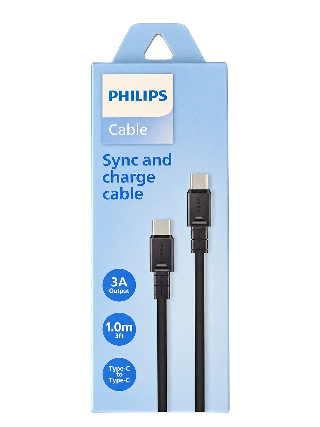 Cable usb tipo C a C philips