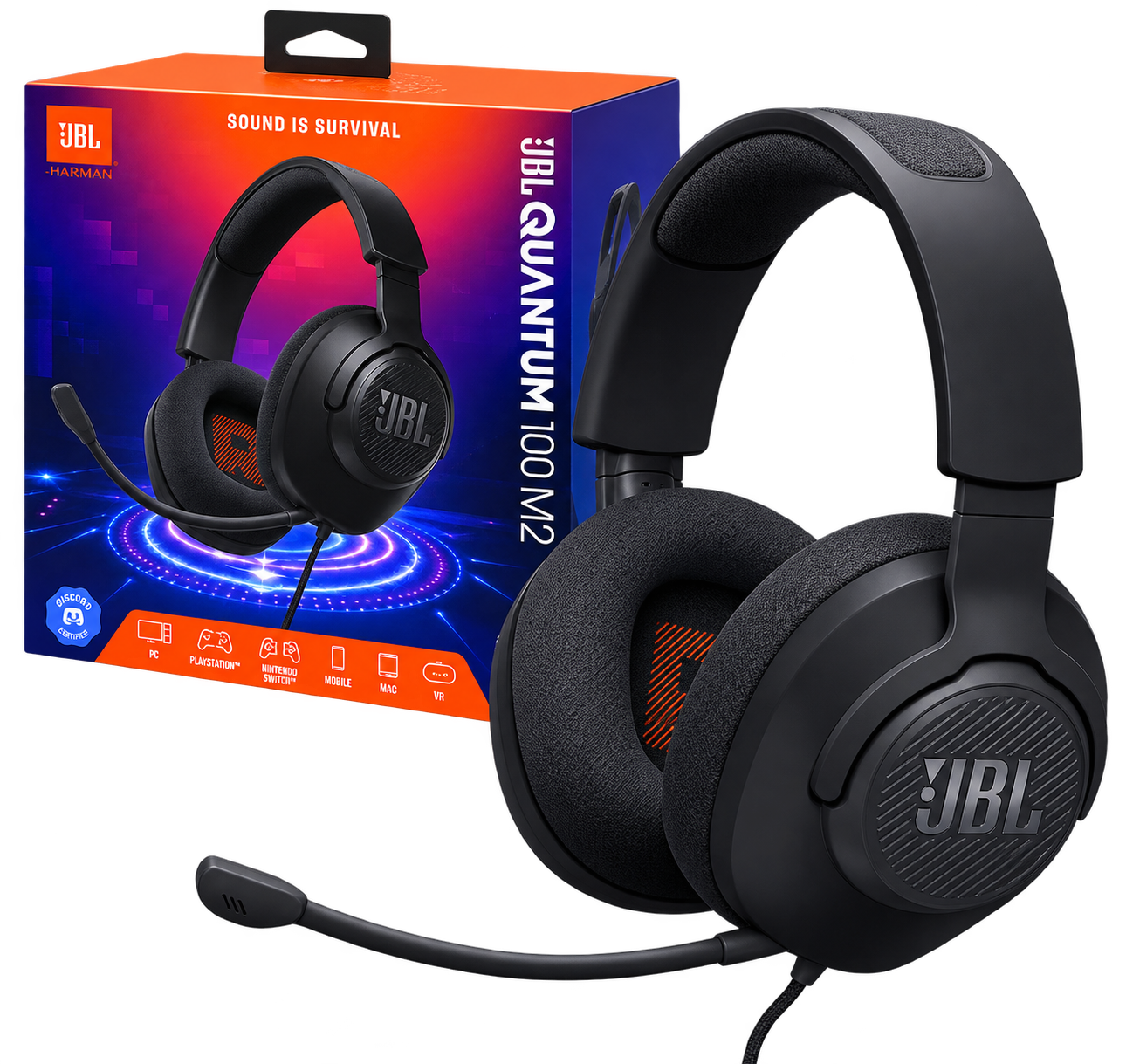 Auricular gamer jbl quantum 100 M2